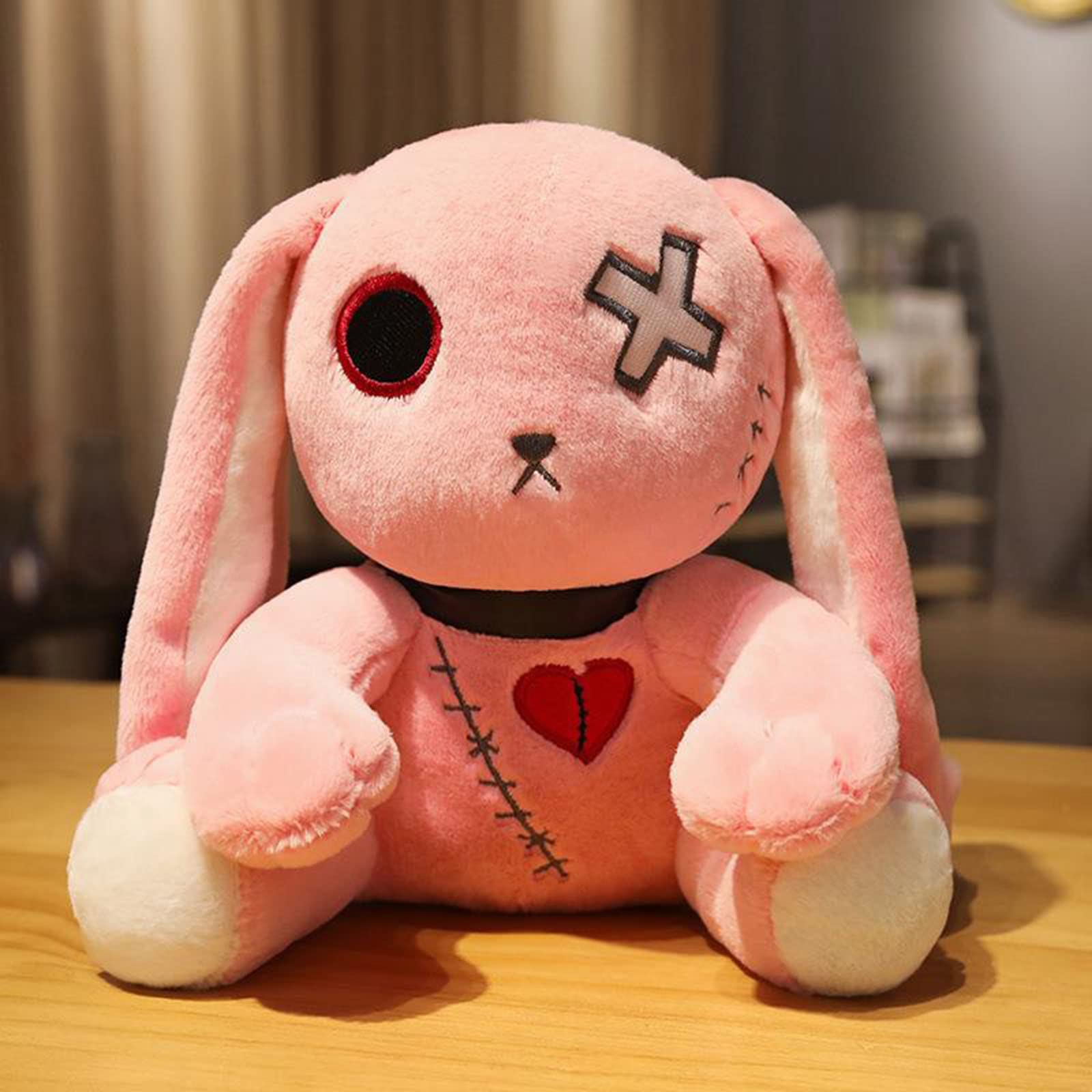 Amazon.co.jp: Arekcos イースターバニー ぬいぐるみ 不気味 ゴス